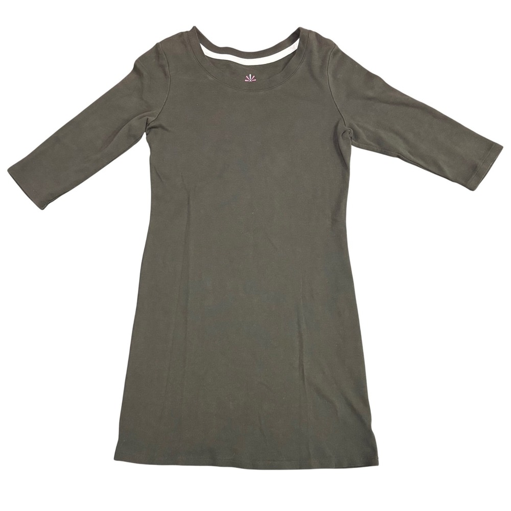 Isaac Mizrahi Live Essentials Dress XXS‎ Olive Green Cotton Casual